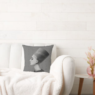 Audrey Hepburn Nefertiti Cushion
