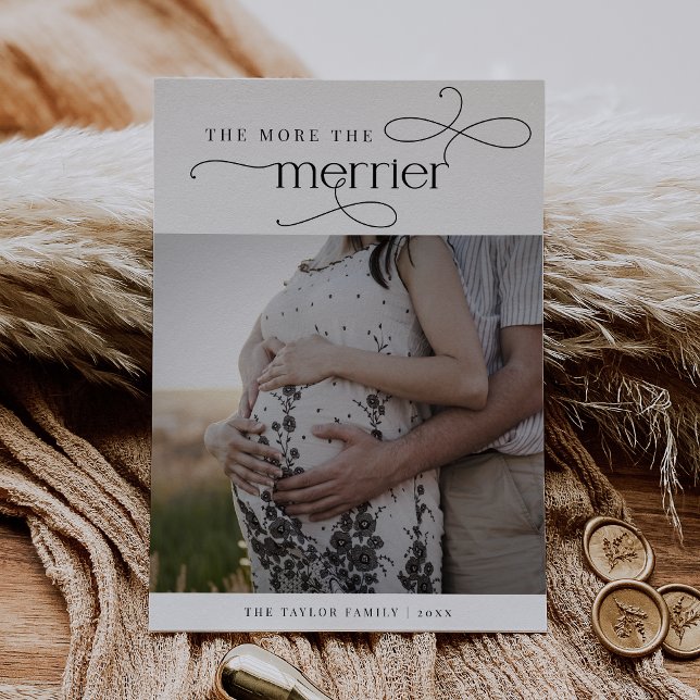 AUDREY Vintage Christmas Pregnancy Announcement (AUDREY Vintage Christmas Pregnancy Announcement)