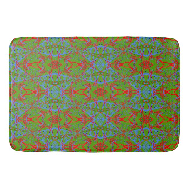 Audson Green Bath Mat (Front)