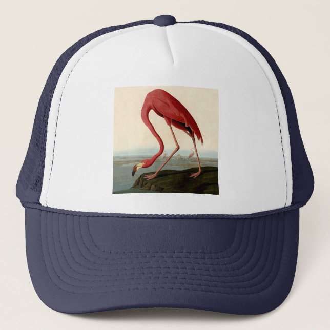 Audubon American Flamingo Trucker Hat (Front)