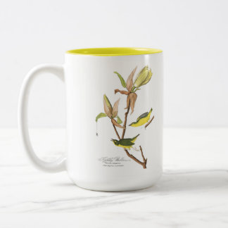 Audubon Bird Mug, Kentucky Warbler, 15 oz. Two-Tone Coffee Mug