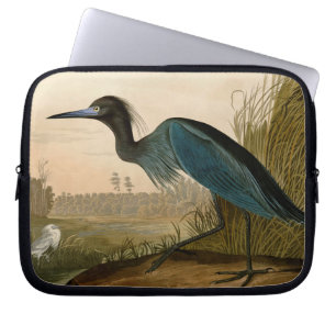 Audubon Blue Crane Heron Birds of America Laptop Sleeve