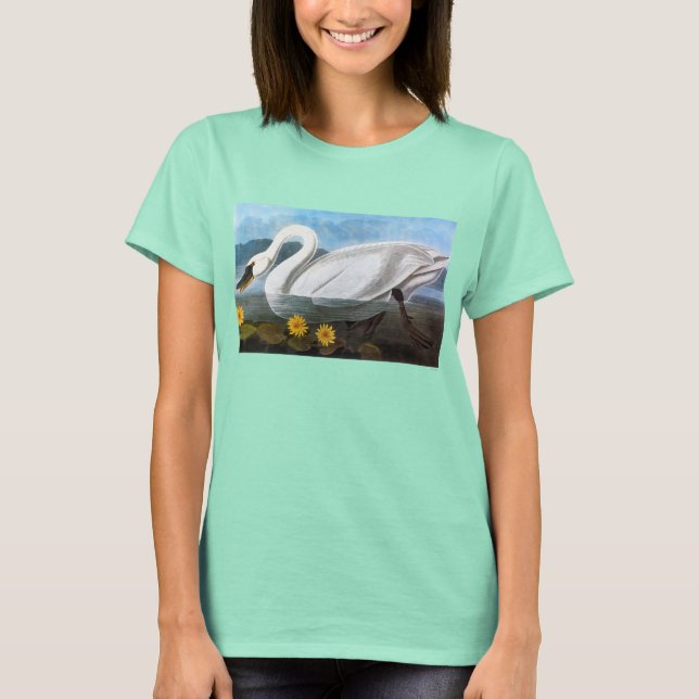 Audubon: Common Swan T-Shirt (Front)