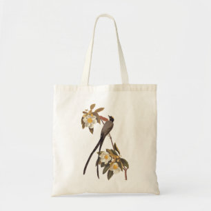 Audubon Fork-Tailed Flycatcher Bird Vintage Art Tote Bag