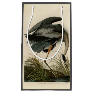Audubon Great Blue Heron Birds Small Gift Bag