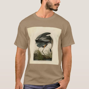 Audubon Great Blue Heron Birds T-Shirt