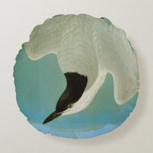 Audubon: Gull-Billed Tern Round Cushion