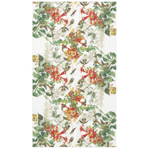 Audubon Hummingbird Birds Animal Floral Tablecloth