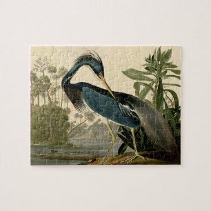 Audubon Louisiana Heron Jigsaw Puzzle