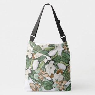Audubon Magnolia Flowers Floral Tote Bag
