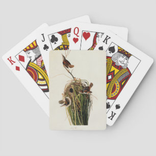 Audubon Marsh Wren Playing Cards