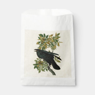 Audubon Raven Bird Classic Artwork Favour Bags