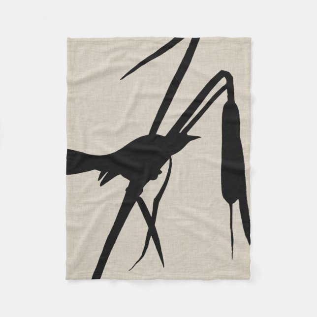 Audubon Silhouette II Fleece Blanket (Front)