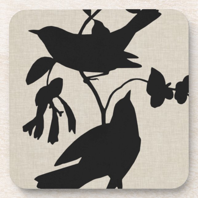Audubon Silhouette IV Coaster (Front)
