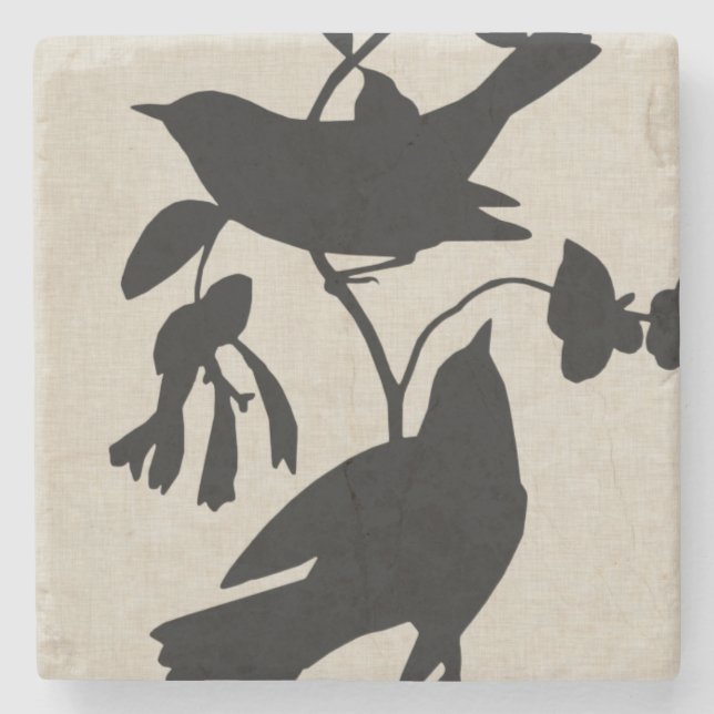 Audubon Silhouette IV Stone Coaster (Front)