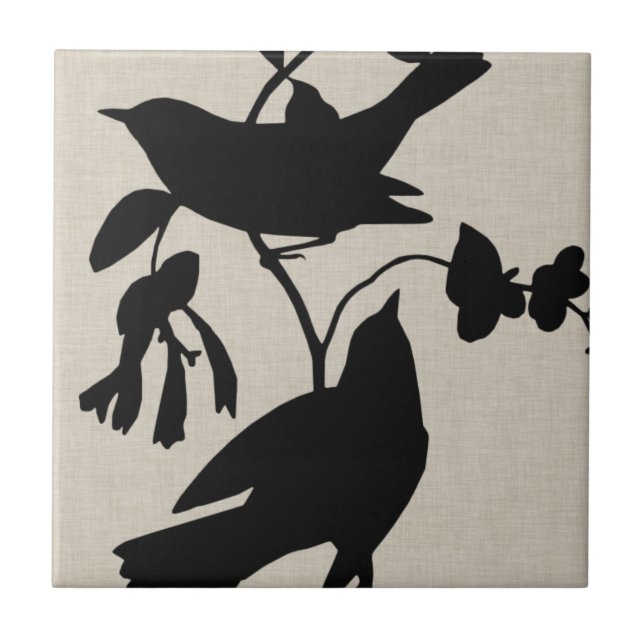 Audubon Silhouette IV Tile (Front)