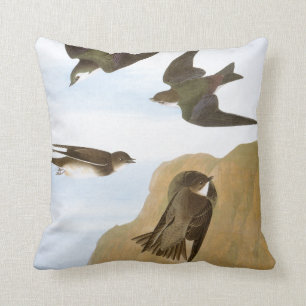 Audubon: Swallows Cushion