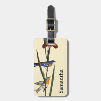 Audubon: Warbler Luggage Tag
