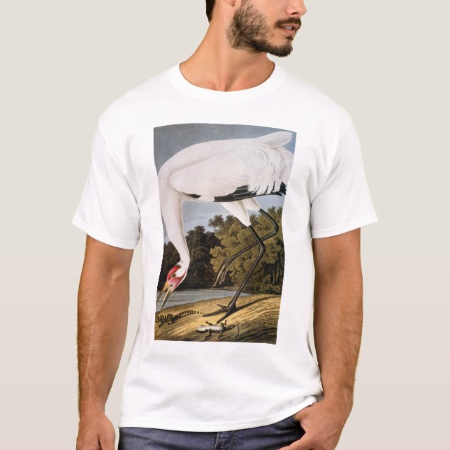 Audubon: Whooping Crane T-Shirt (Front)