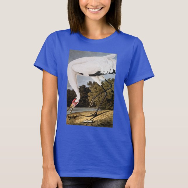 Audubon: Whooping Crane T-Shirt (Front)