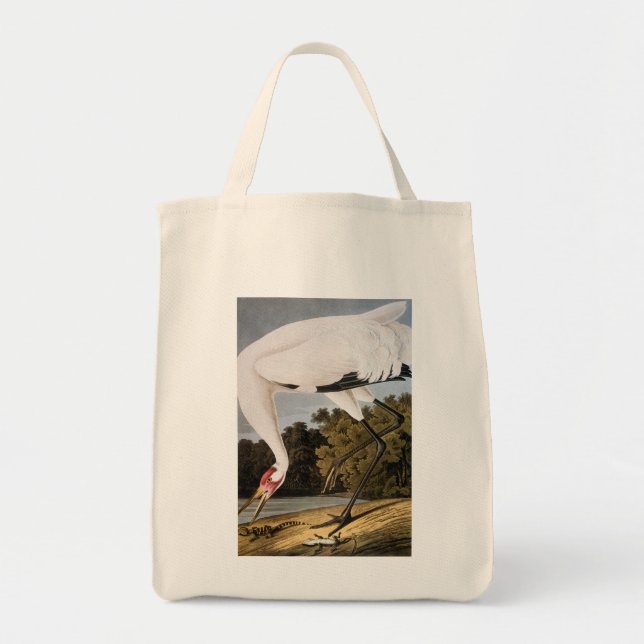 Audubon: Whooping Crane Tote Bag (Front)