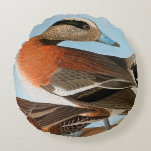 Audubon: Wigeon Round Cushion