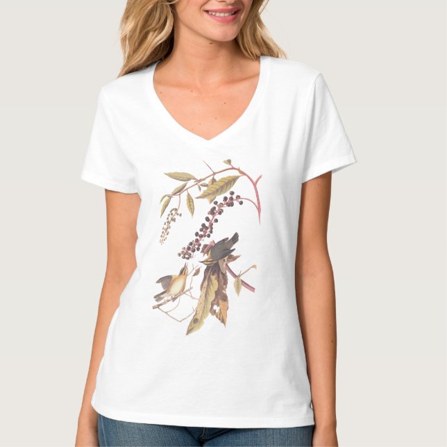 Audubon's Worm Eating Warbler T-Shirt (Front)