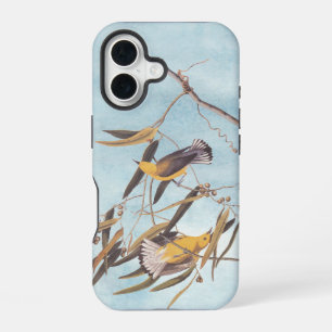 Audubon's Yellow Prothonotary Warbler Bird Pair iPhone 16 Case
