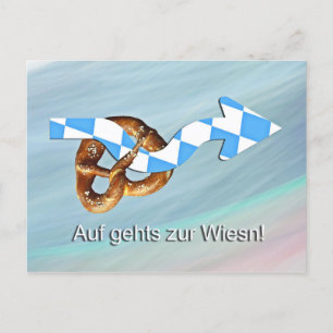 Auf gehts zur Wiesn Postcard