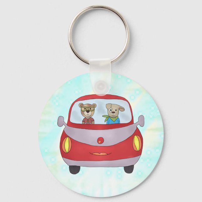 Auf und Davon Schlüsselanhänger Key Ring (Front)