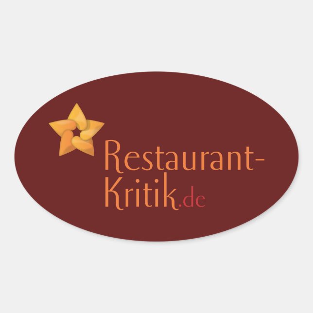 Aufkleber Oval Sticker (Front)