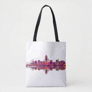 Augsburg Germany Skyline Tote Bag