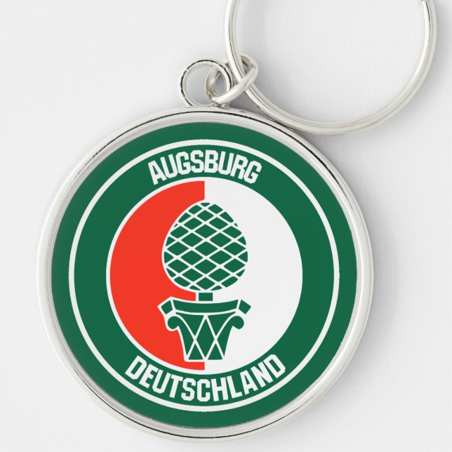 Augsburg Round Emblem Key Ring (Front)