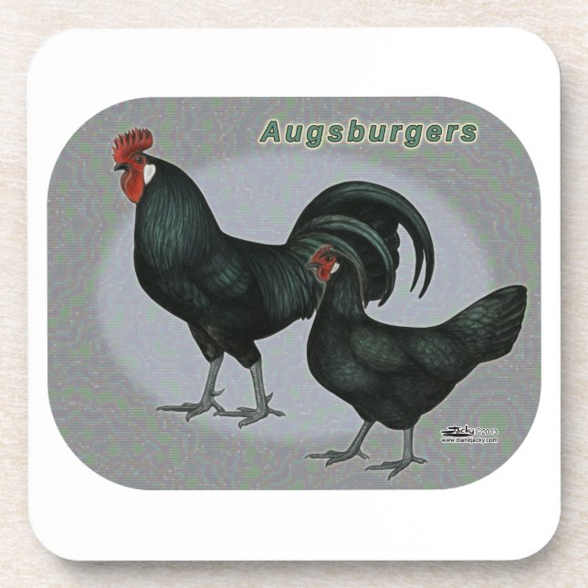 Augsburger Fowl Coaster (Front)