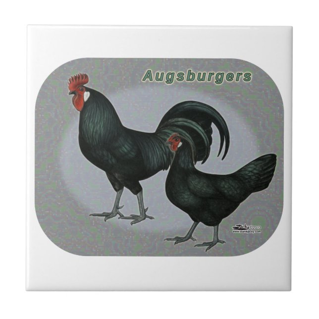 Augsburger Fowl Tile (Front)