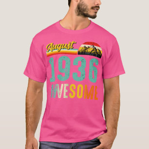 August 1936 Birthday Gift Shirt Vintage August 193