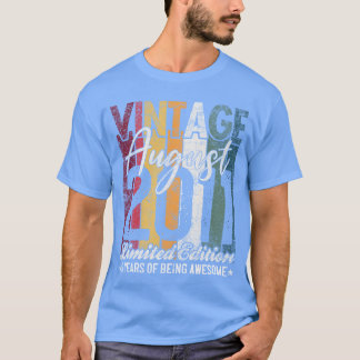 August 2011 9 Years Of Being Awesome 9th gift T-Shirt