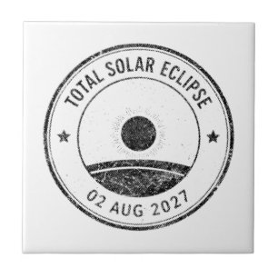 August 2 2027 Solar Eclipse Tile