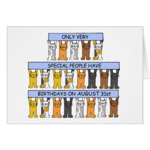 August 31st Birthday Cats