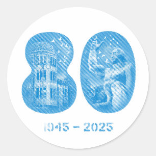 August 5 NYC event 2025 Classic Round Sticker