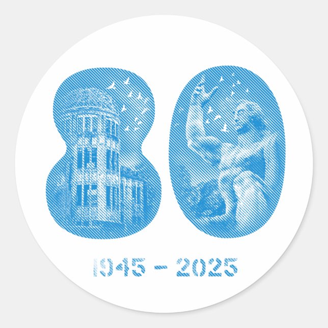 August 5 NYC event 2025 Classic Round Sticker (Front)