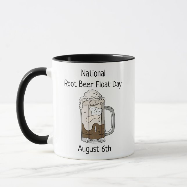 August 6th is National Root Beer Float Day Mug (Left)