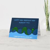 August 7th is National Sea Serpent Day