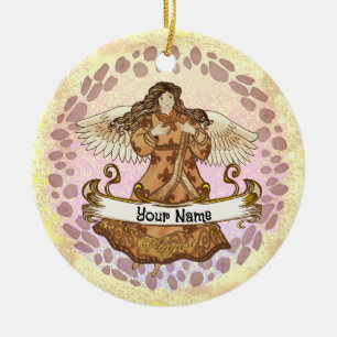 August Birthday Angel birthday custom ornaments