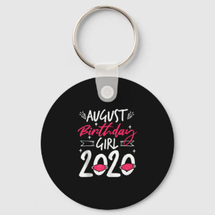 August Birthday Quarantine Gift Women Her Girl Leo Key Ring