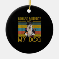 August Birthday With My Great Pyrenees Dog 2020
