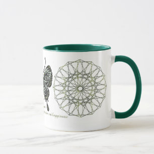 August Birthstone Butterfly Mug