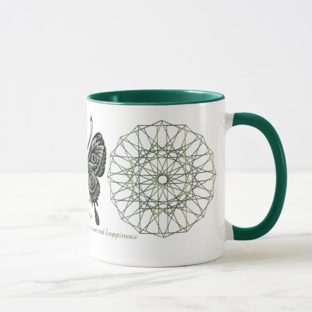 August Birthstone Butterfly Mug (Right)