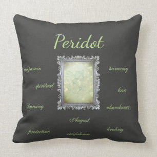 August Birthstone Peridot Fairy Cushion