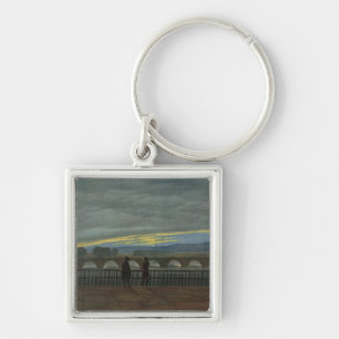 August Bridge in Dresden Key Ring